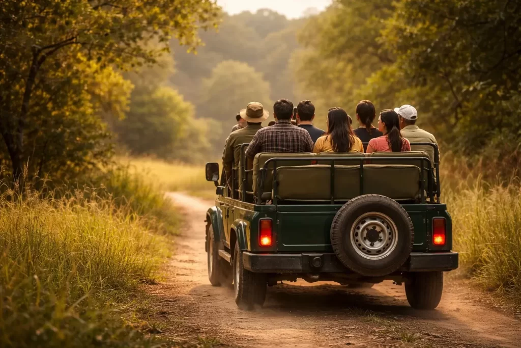 Jim Corbett safari package family tour open gypsy ride